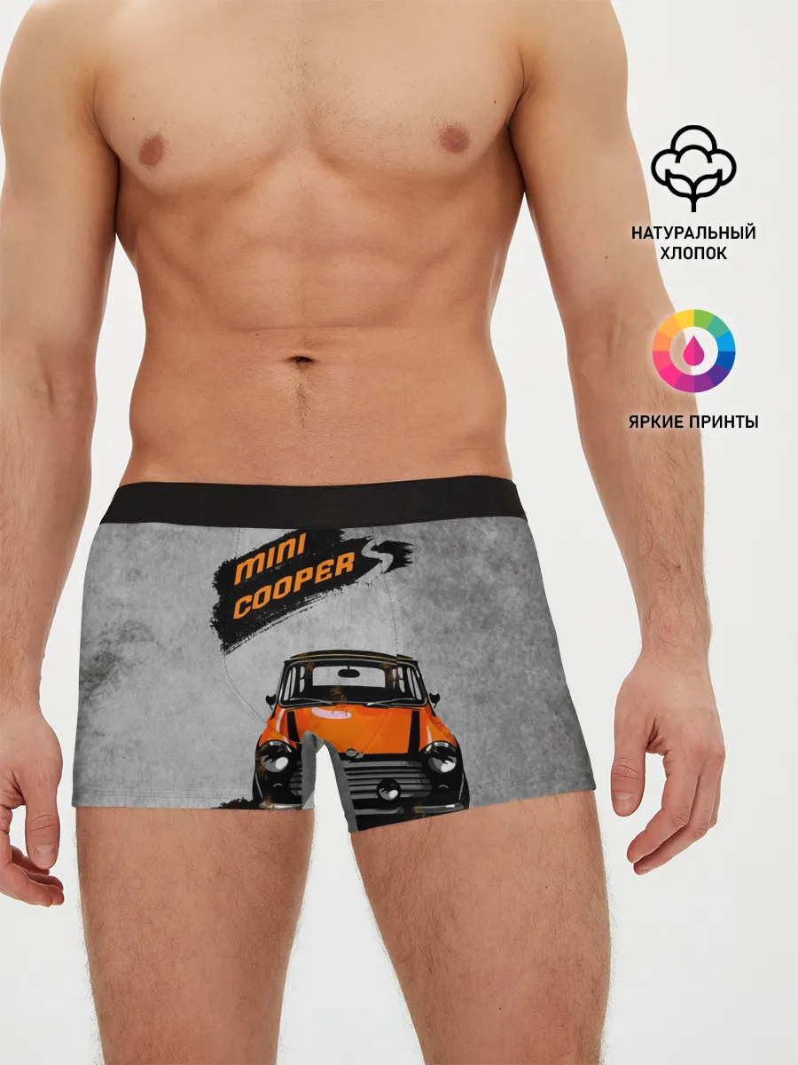 Мужские трусы боксеры / Maшина Mini