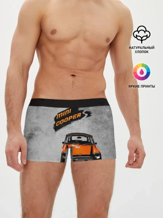 Мужские трусы боксеры / Maшина Mini