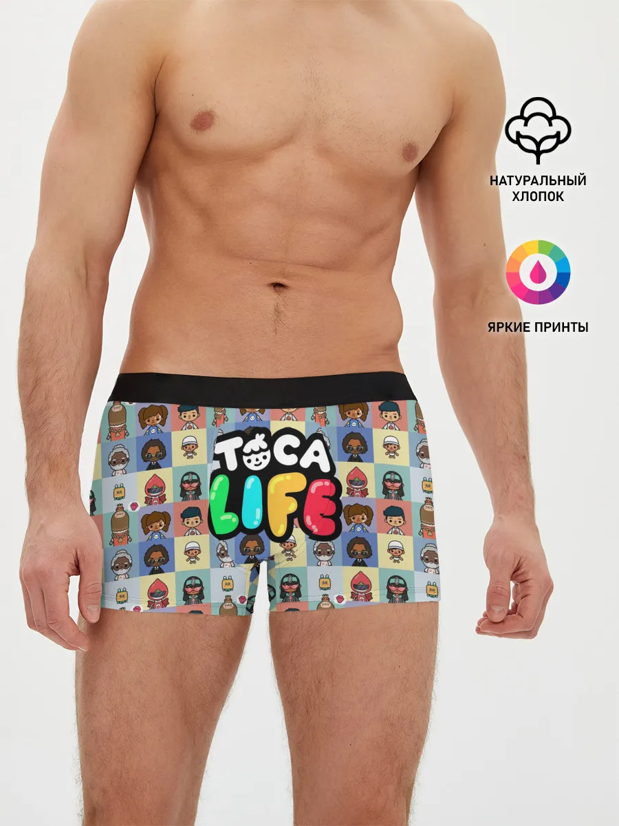 Мужские трусы боксеры / Toca Boca characters | Тока бока персонажи