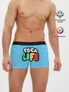 Мужские трусы боксеры / Toca Boca logo | Тока Бока логотип