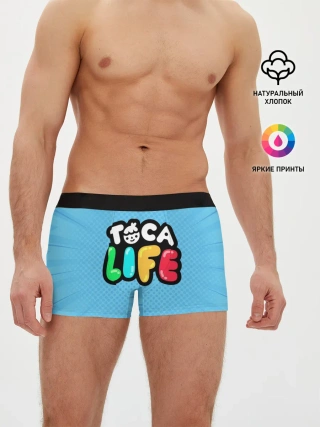 Мужские трусы боксеры / Toca Boca logo | Тока Бока логотип