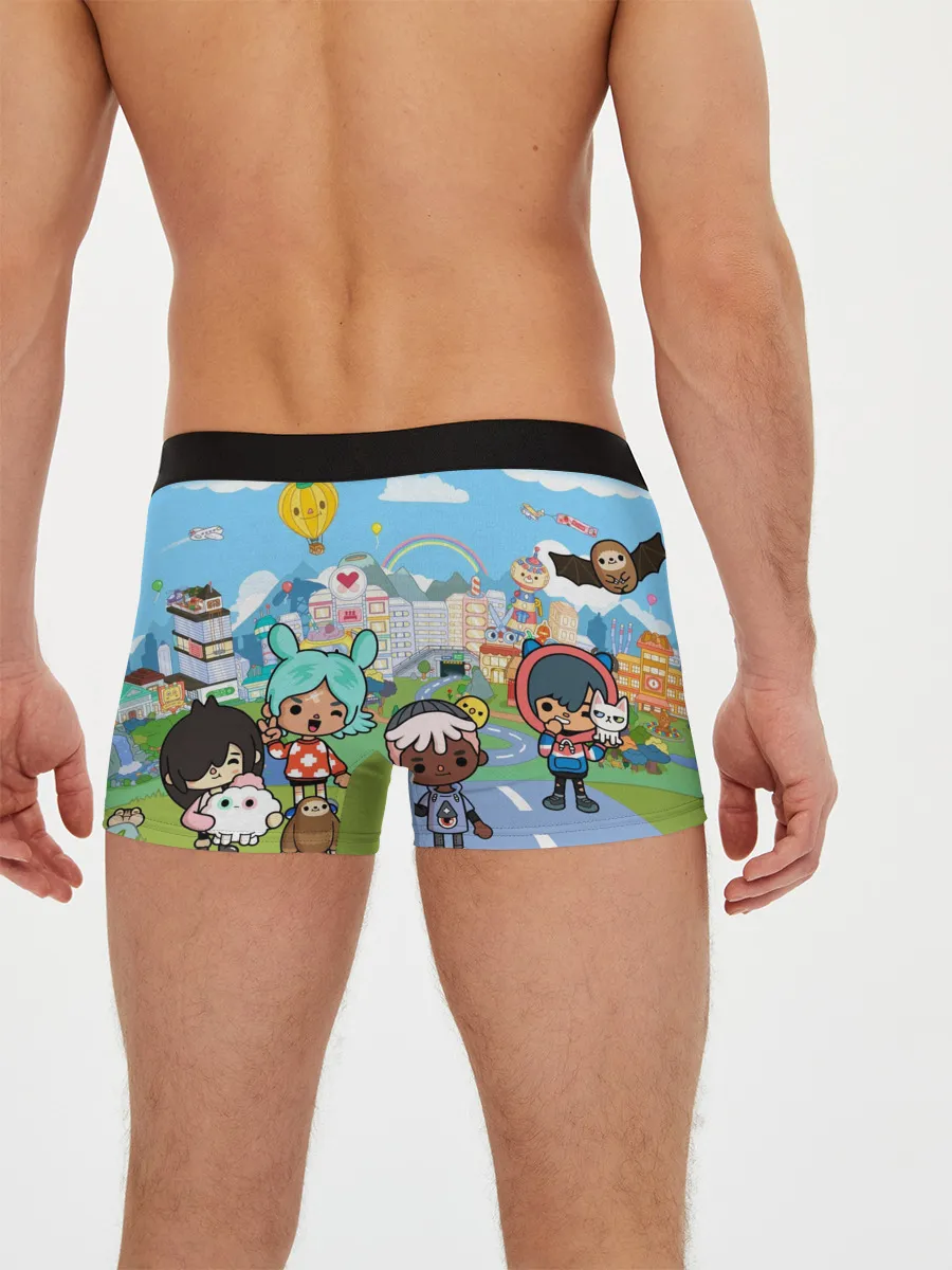 Мужские трусы боксеры / Toca Boca | Тока бока Рита, Зик, Нари, Леон