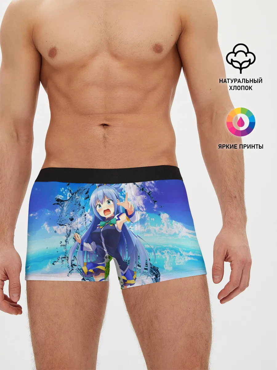 Мужские трусы боксеры / Aqua Beach