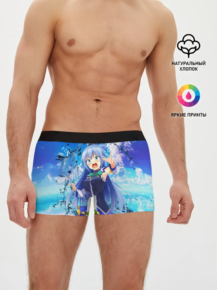 Мужские трусы боксеры / Aqua Beach