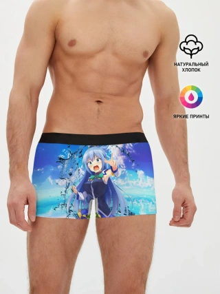 Мужские трусы боксеры / Aqua Beach