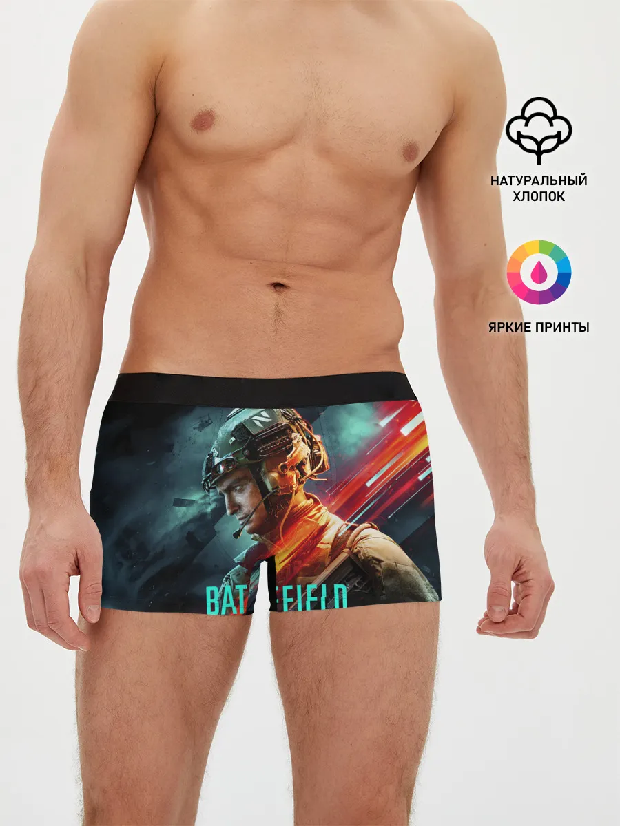 Мужские трусы боксеры / Battlefield 2042 game art