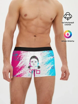 Мужские трусы боксеры / Игра в кальмара | Squid Game | КУКЛА