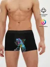 Мужские трусы боксеры / Динозавр ди-джей
