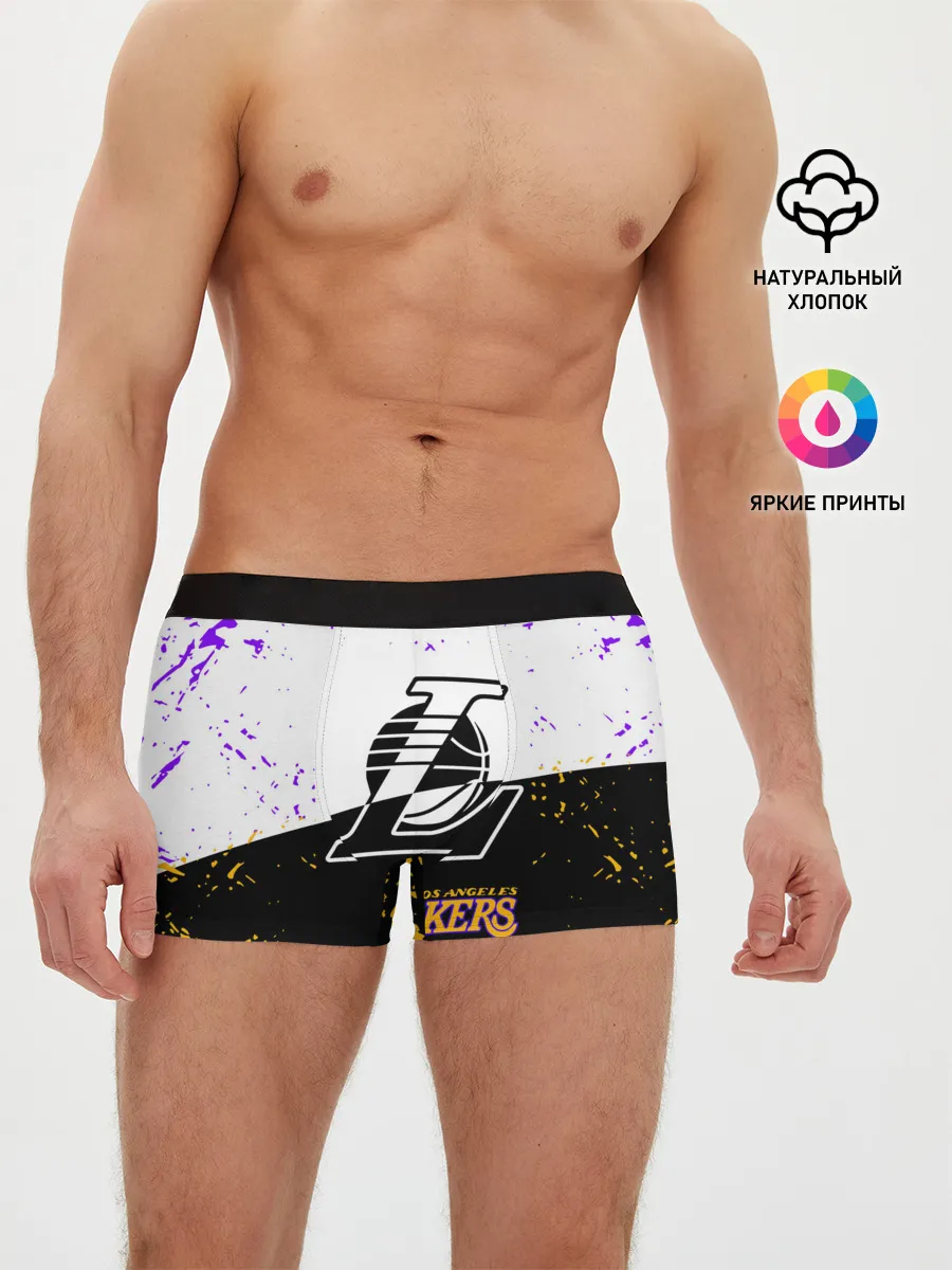 Мужские трусы боксеры / Коби Брайант Los Angeles Lakers,