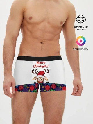 Мужские трусы боксеры / Merry Christmas