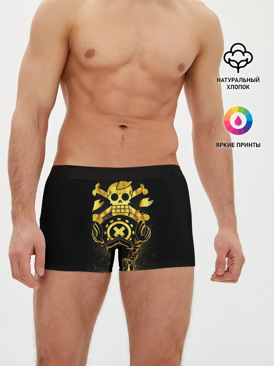 Мужские трусы боксеры / ONE PIECE | ВАН ПИС GOLDEN