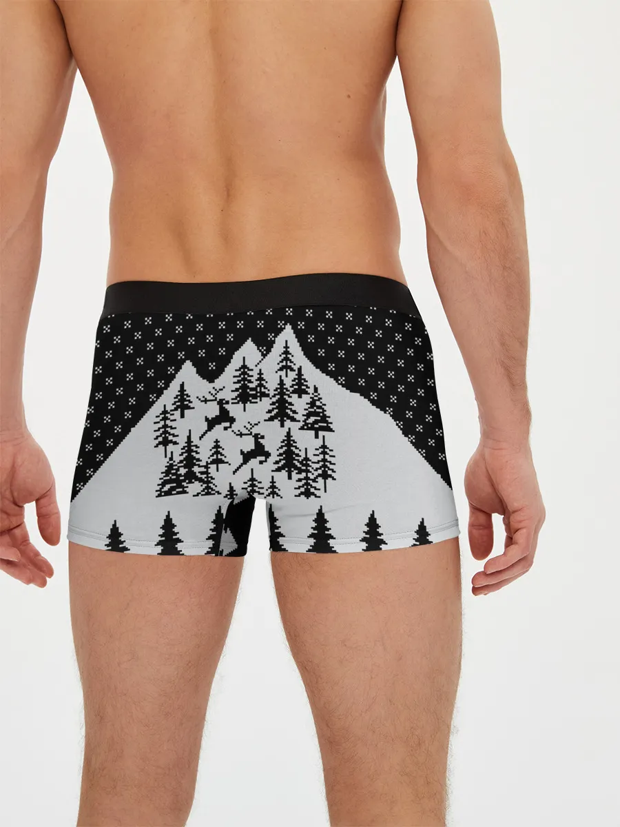 Мужские трусы боксеры / Северные Олени в Горах