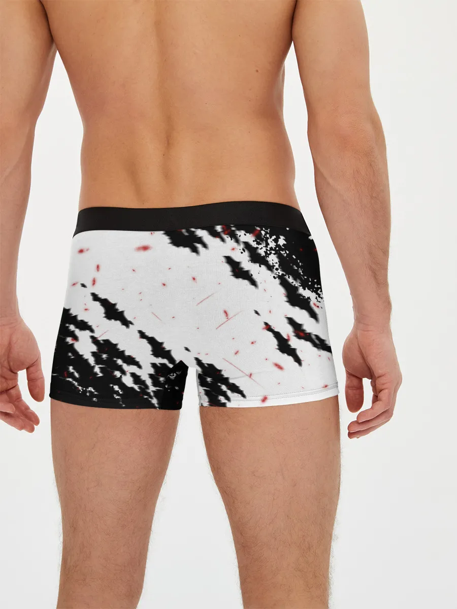 Мужские трусы боксеры / Берсерк маска с красными глазами