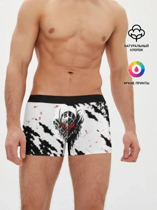 Мужские трусы боксеры / Берсерк маска с красными глазами