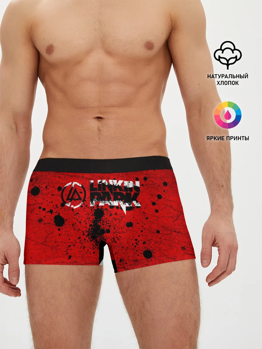 Мужские трусы боксеры / Линкин Парк Рок