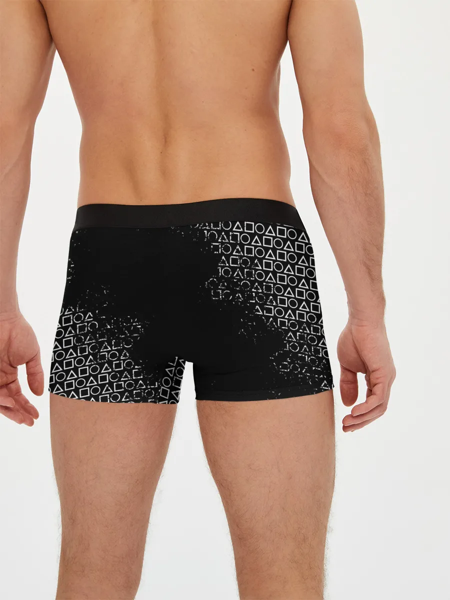 Мужские трусы боксеры / ИГРА В КАЛЬМАРА ТРЕУГОЛЬНИК | SQUID GAME