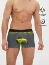 Мужские трусы боксеры / БМВ | ЖЕЛТЫЙ ПЕРФОРМАНС