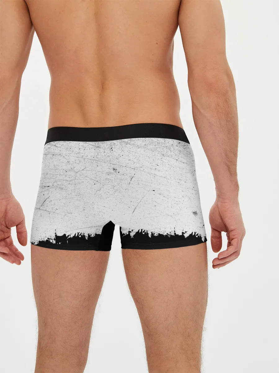 Мужские трусы боксеры / Рамштайн ЧБ Гранж | Rammstein Rock