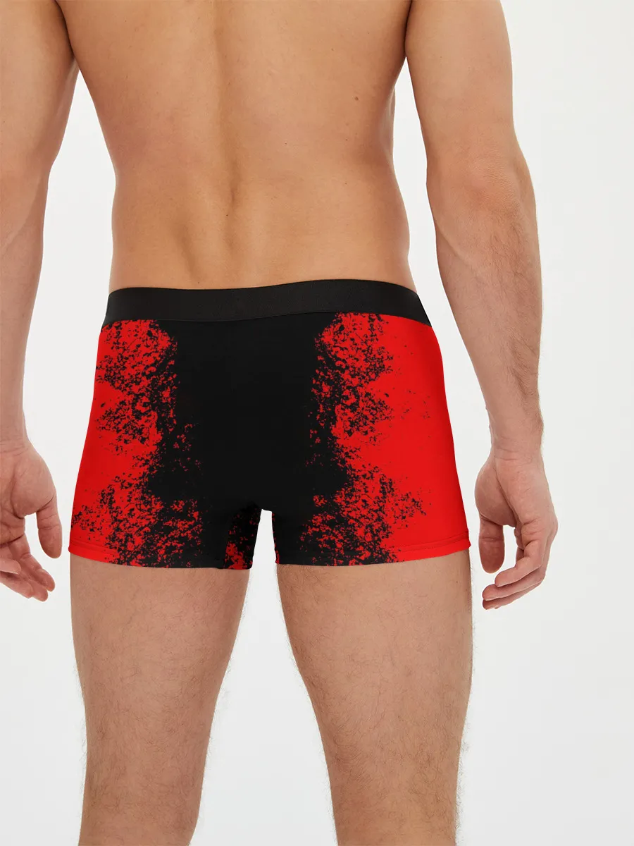 Мужские трусы боксеры / NISSAN RED