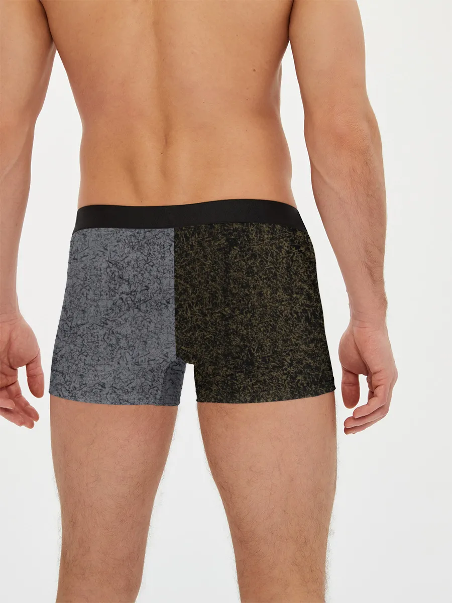 Мужские трусы боксеры / Полярность металлических цветов