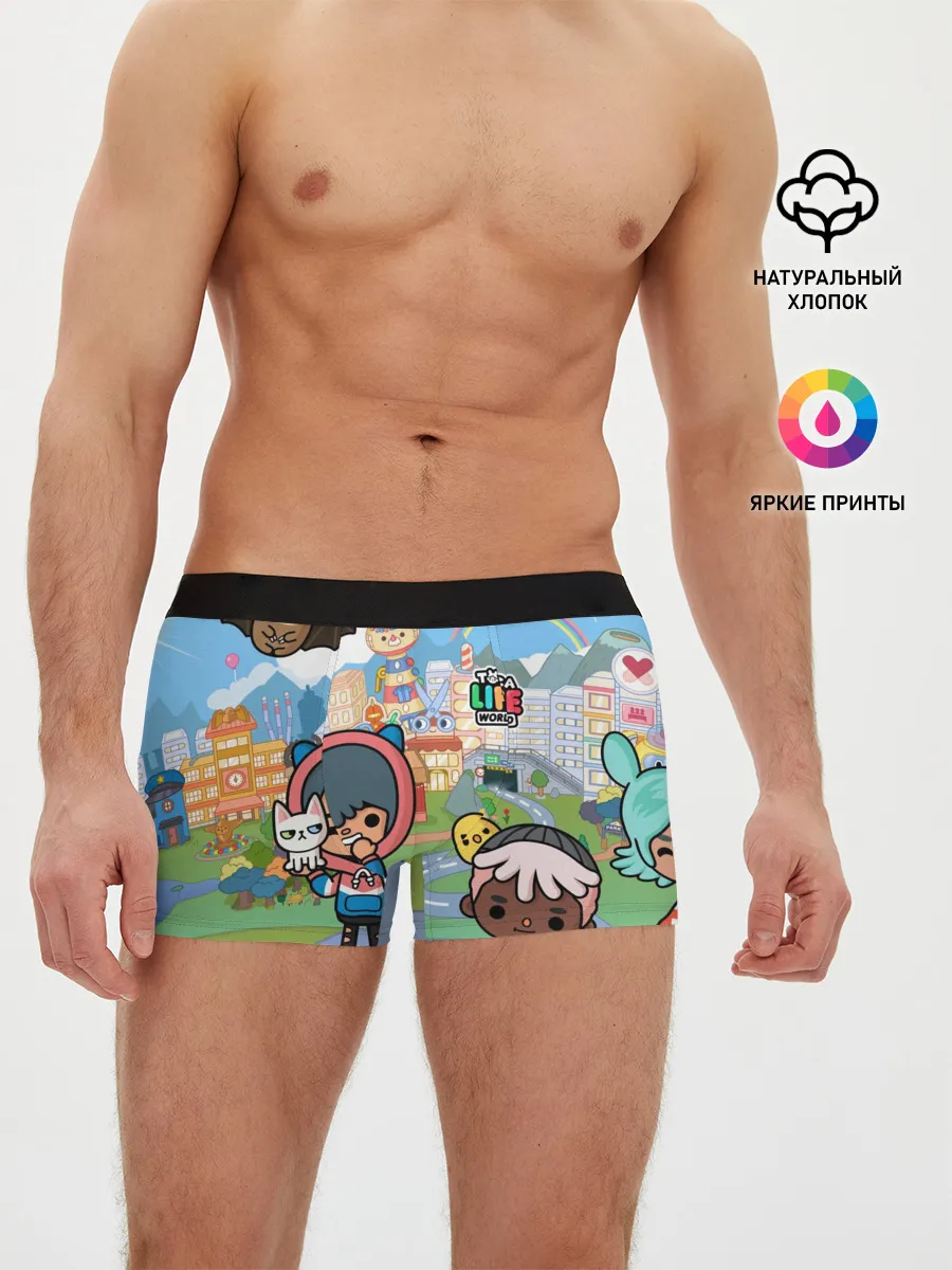 Мужские трусы боксеры / Toca Boca | Город