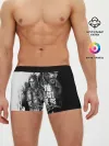 Мужские трусы боксеры / THE LAST OF US ЧЁРНО БЕЛЫЙ