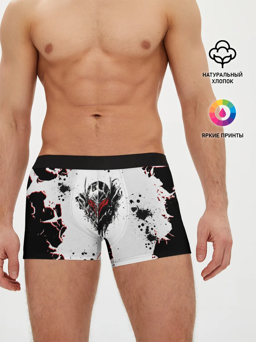 Мужские трусы боксеры / Берсерк черная маска.