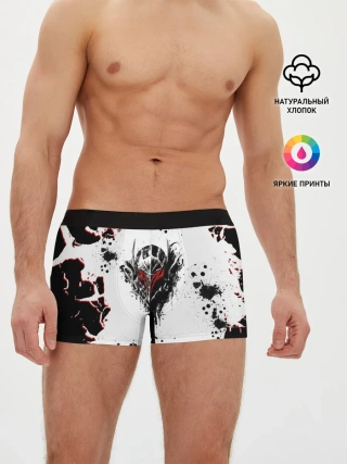 Мужские трусы боксеры / Берсерк черная маска.