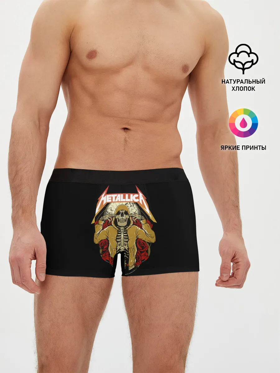 Мужские трусы боксеры / МЕТАЛЛИКА | РОК