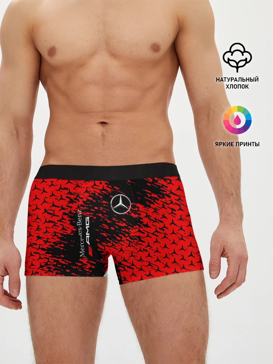 Мужские трусы боксеры / Merсedes.