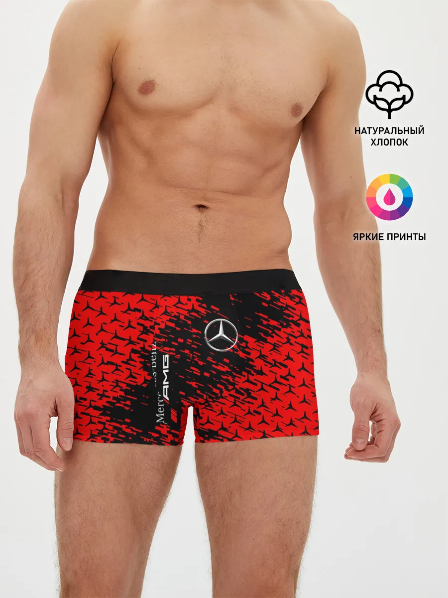 Мужские трусы боксеры / Merсedes.
