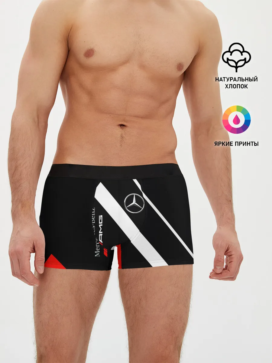 Мужские трусы боксеры / Mercedes-AMG | Мерседес-АМГ