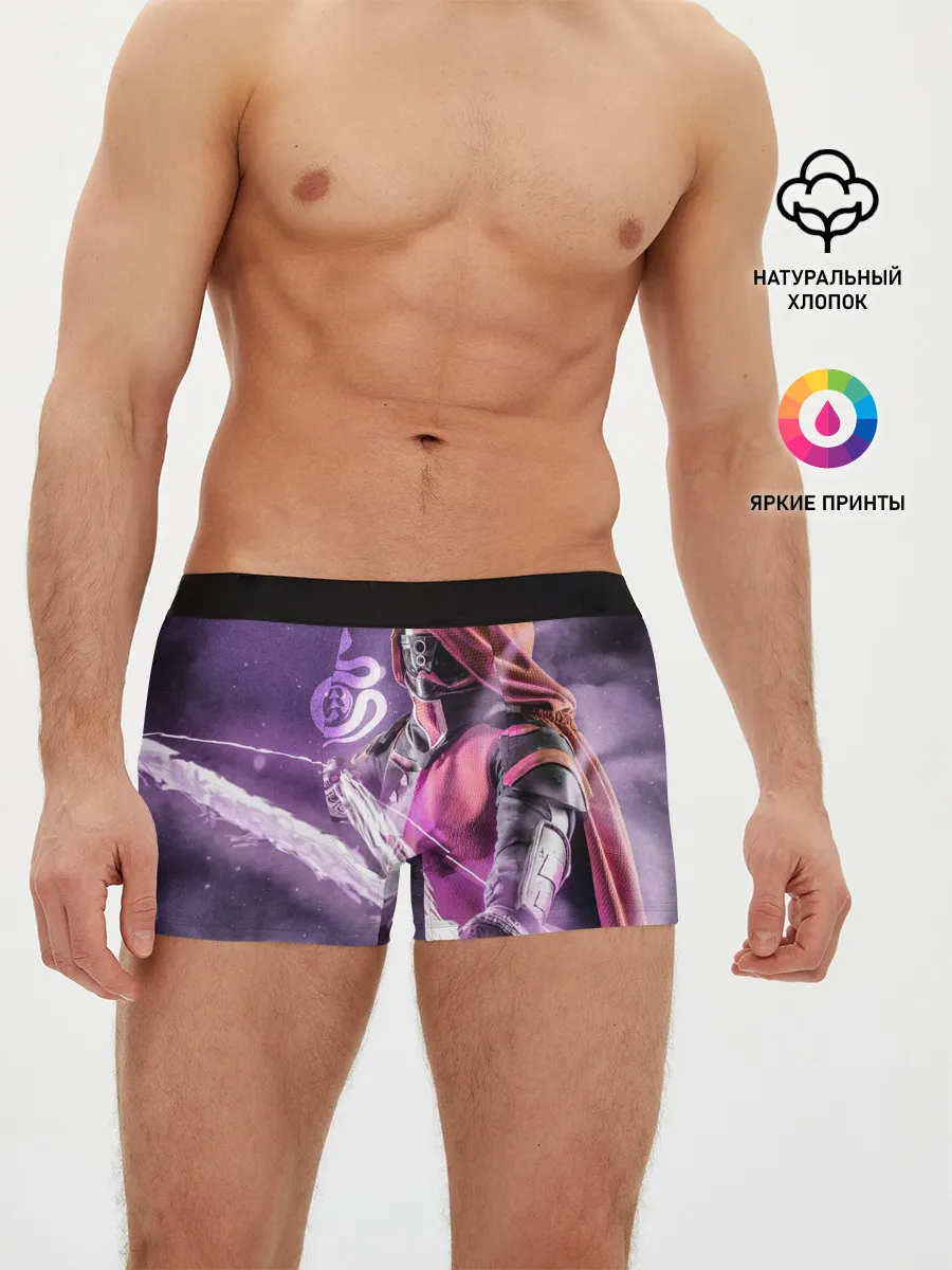 Мужские трусы боксеры / DESTINY 2 HUNTER LOGO