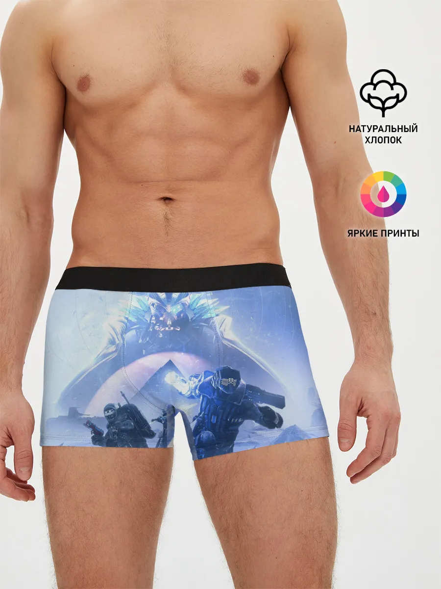 Мужские трусы боксеры / DESTINY 2 ЛЕДЯНОЙ МАРС / СТРАЖИ