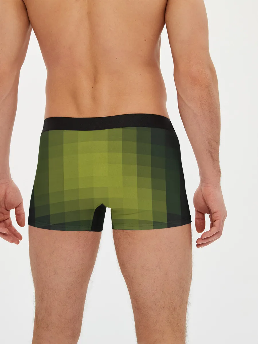 Мужские трусы боксеры / Милитари мозаика