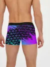 Мужские трусы боксеры / GENSHIN NEON PATTERN SYMBOL / НЕОН ЭМБЛЕМЫ