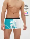 Мужские трусы боксеры / Годжо Сатору бирюзовый Магическая битва