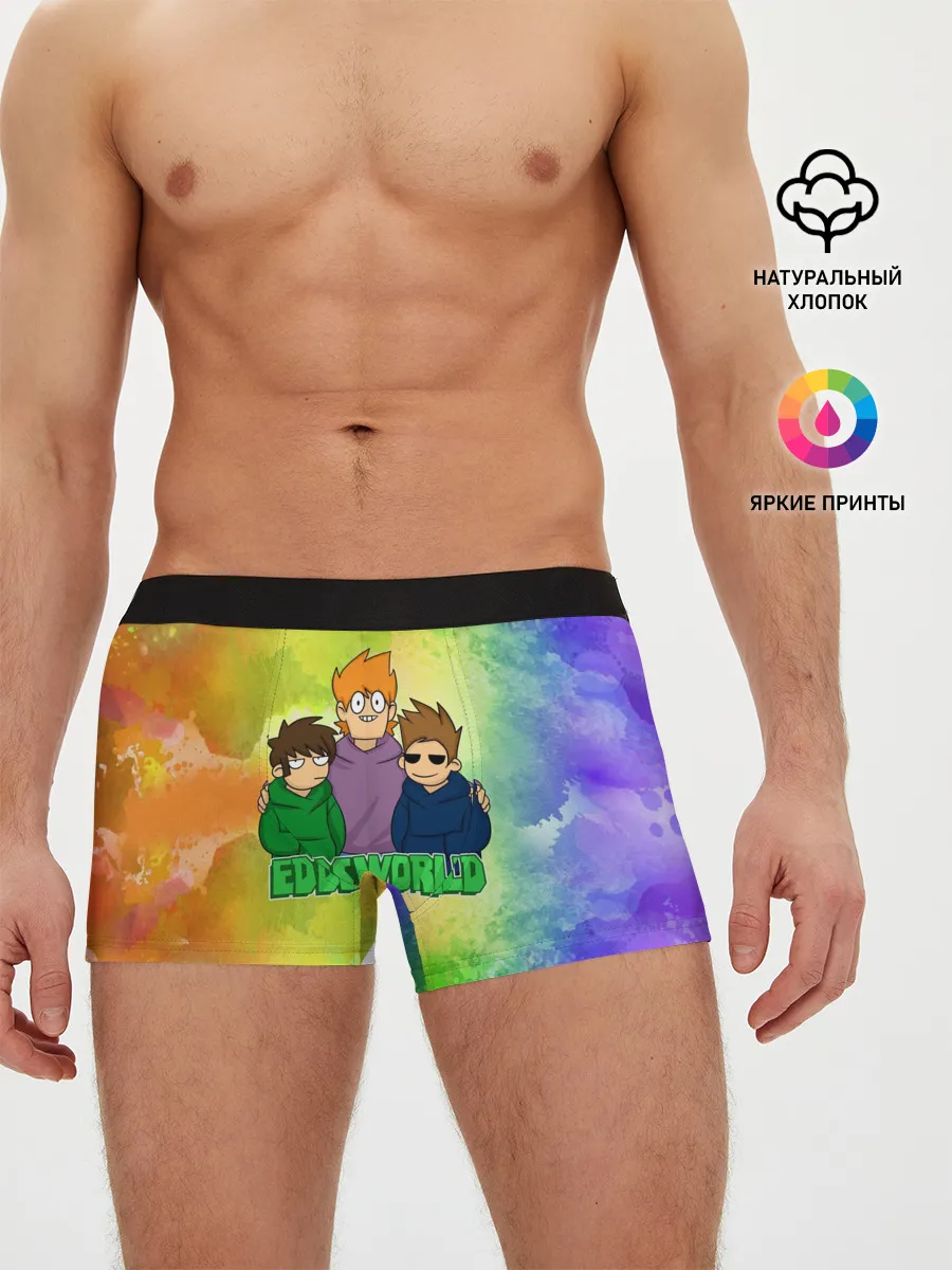 Мужские трусы боксеры / EDDSWORLD 3