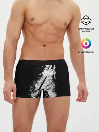 Мужские трусы боксеры / БЕРСЕРК БЕЛЫЙ ГАТС С МЕЧОМ