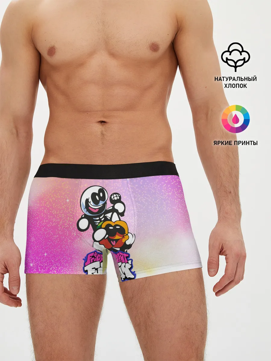 Мужские трусы боксеры / Skid and Pump | Friday Night Funkin