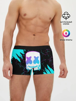Мужские трусы боксеры / MARSHMELLO NEON: МАРШМЕЛЛО НЕОН.