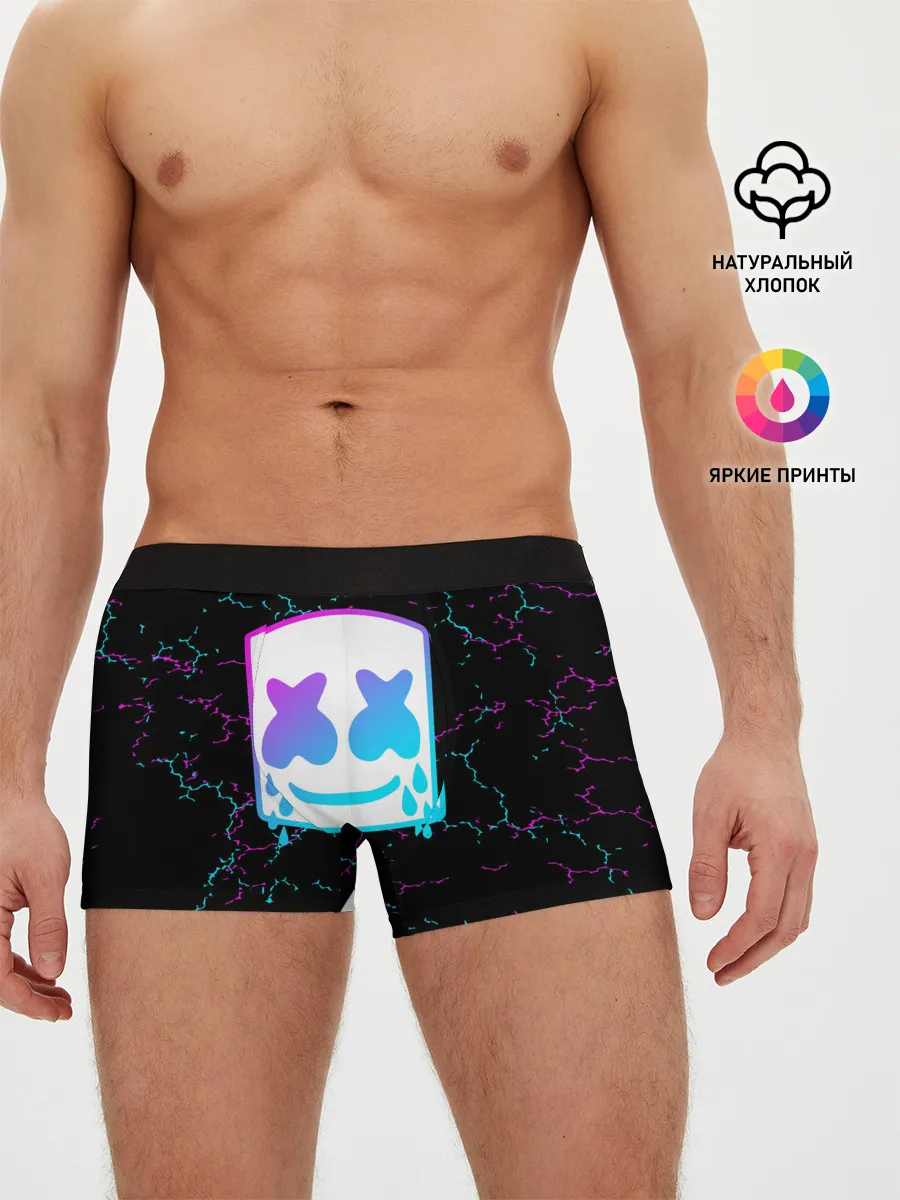 Мужские трусы боксеры / MARSHMELLO NEON | МАРШМЕЛЛО НЕОН.