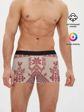 Мужские трусы боксеры / Славянская вышивка | Узоры Руси