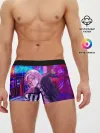 Мужские трусы боксеры / Zero Two в неоновом городе
