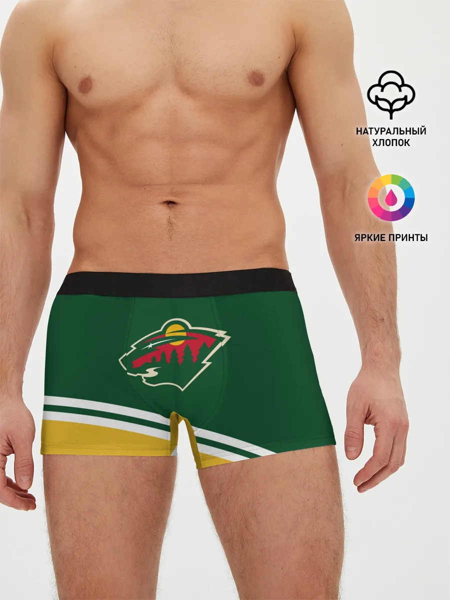 Мужские трусы боксеры / Minnesota Wild NHL