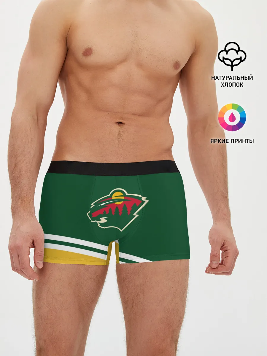 Мужские трусы боксеры / Minnesota Wild NHL