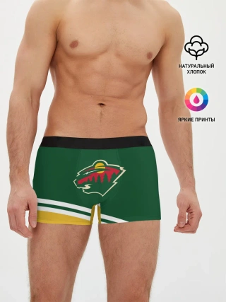 Мужские трусы боксеры / Minnesota Wild NHL