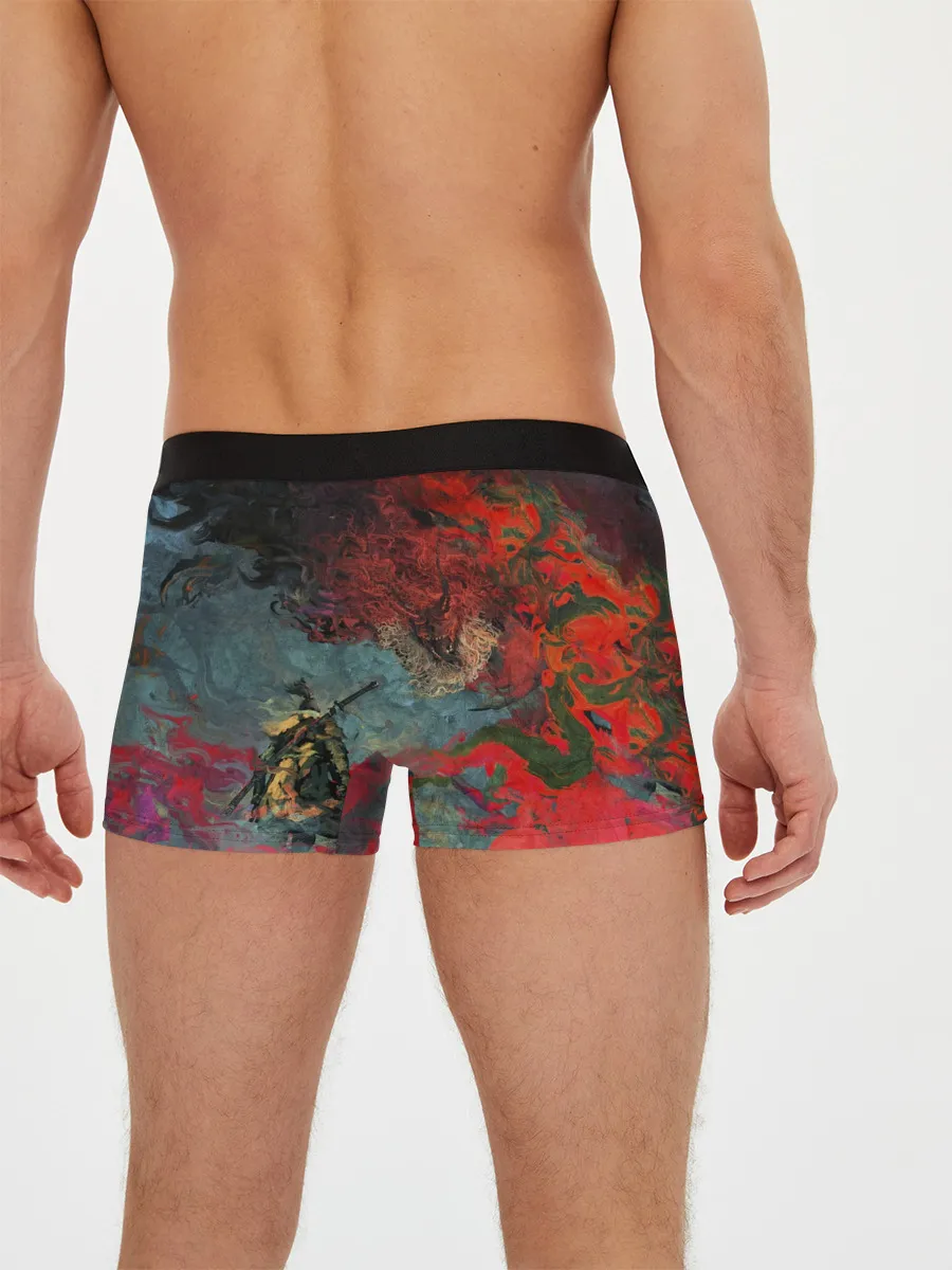 Мужские трусы боксеры / Sekiro Самурай против дракона