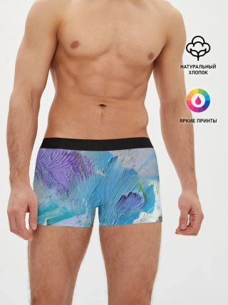 Мужские трусы боксеры / Оставленная краска