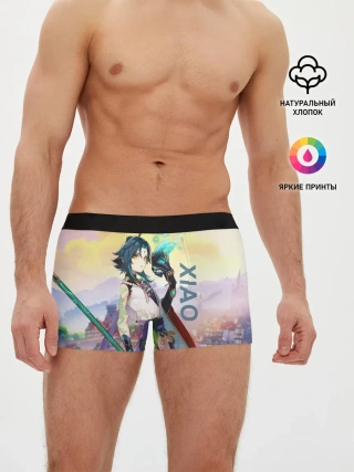 Мужские трусы боксеры / Xiao, Genshin Impact